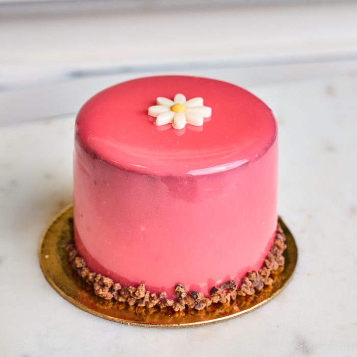Chocolate raspberry mousse cake