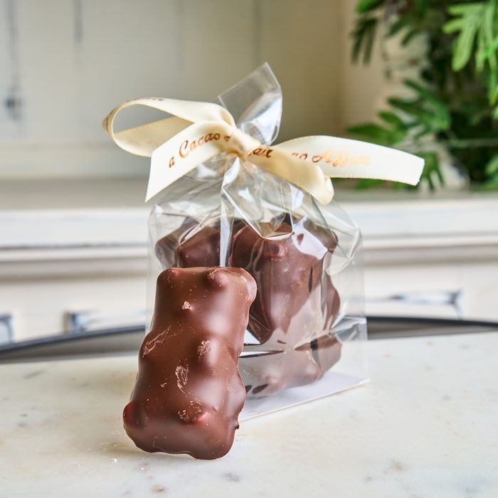Chocolate covered marshmallow bear