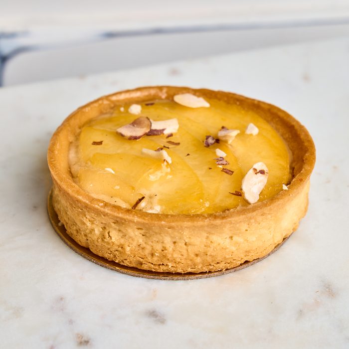 Pear almond tart
