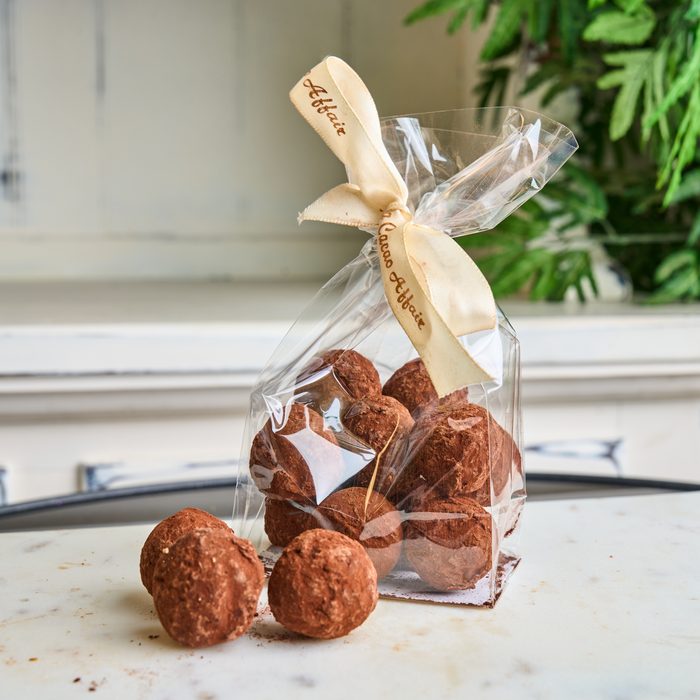 Dark chocolate truffles